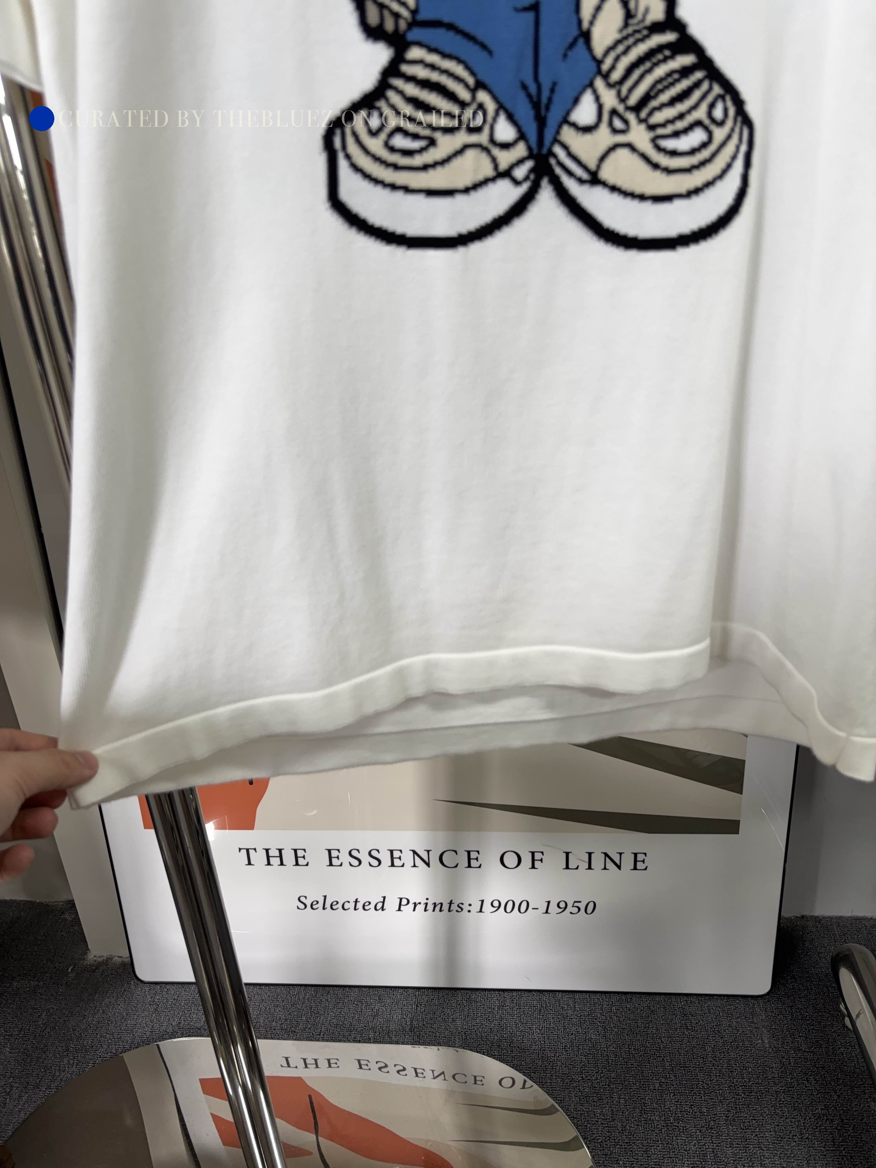 Louis Vuitton Cartoon Graphic Tee in White Size US L / EU 52-54 / 3 - 10 Thumbnail