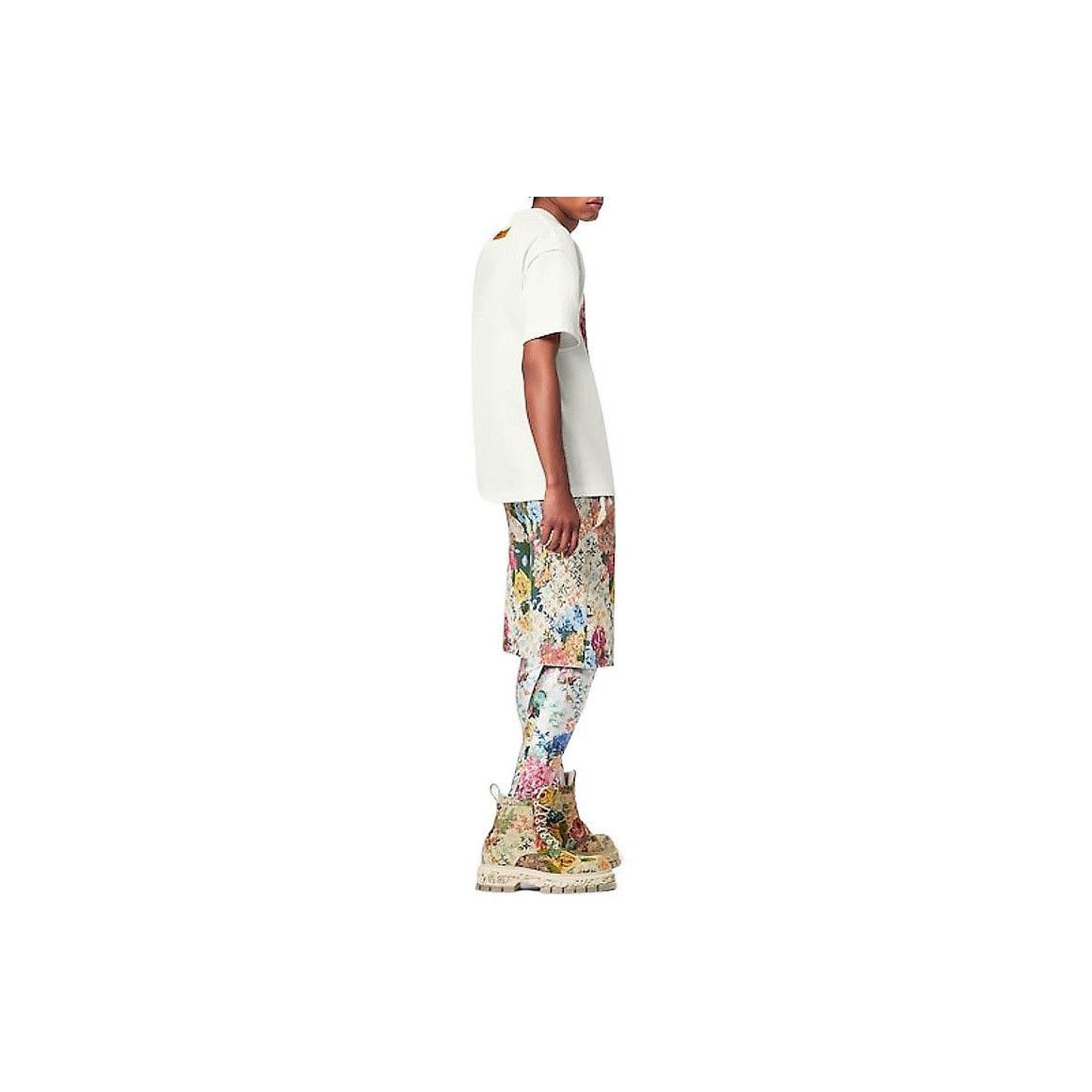 Louis Vuitton Floral Graphic T-Shirt in White Size US M / EU 48-50 / 2 - 10 Thumbnail