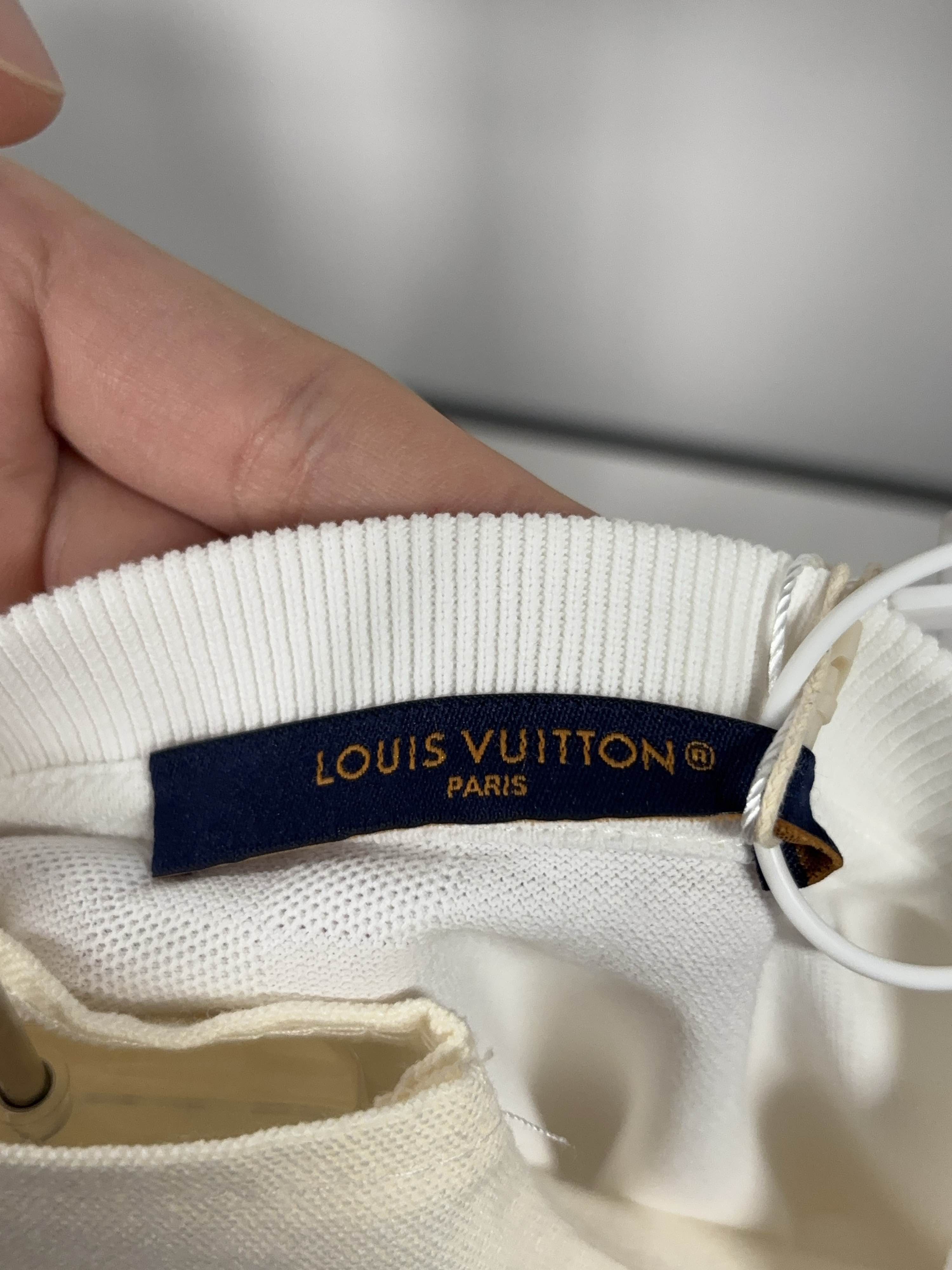 Louis Vuitton Damier Pocket T-Shirt in White Size US M / EU 48-50 / 2 - 3 Thumbnail