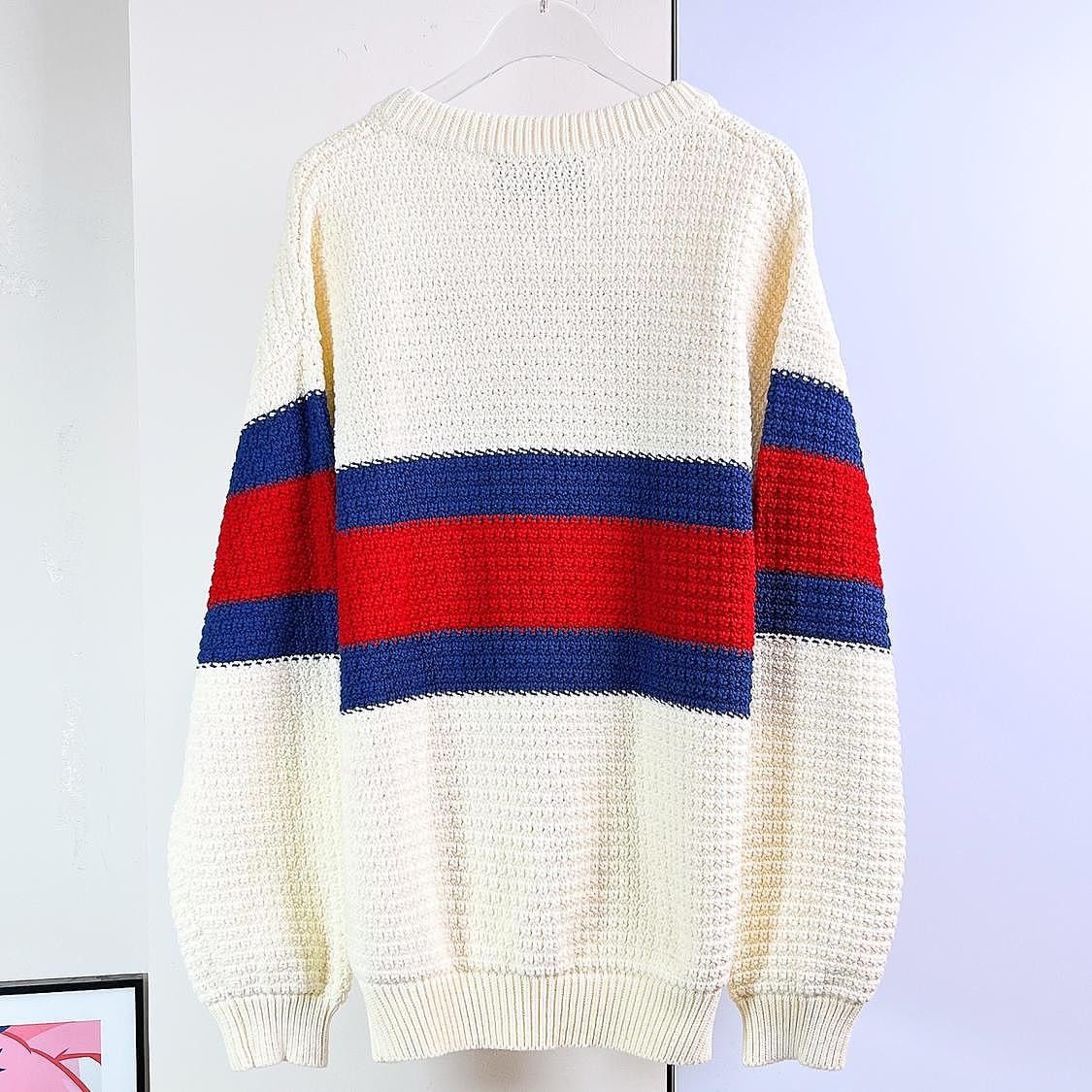 Gucci Graphic Knit Sweater with Bear Design Size US S / EU 44-46 / 1 - 2 Thumbnail