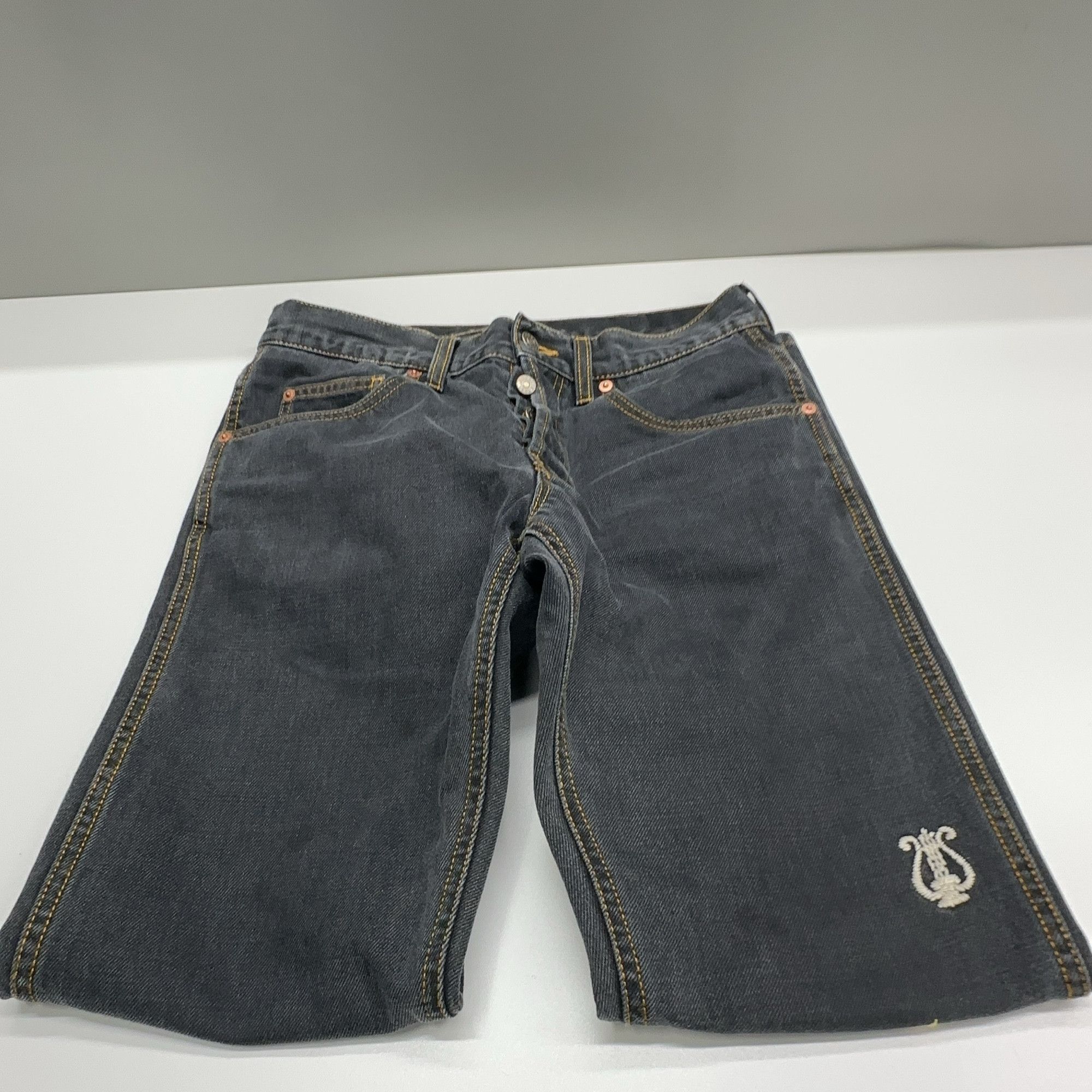 Gucci Stylish Black Embroidered Jeans Size US 30 / EU 46 - 9 Thumbnail