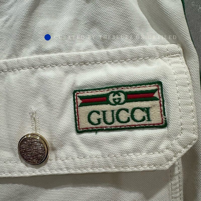 Gucci White Patch Shorts, Size 28 Size US 28 / EU 44 - 6 Thumbnail