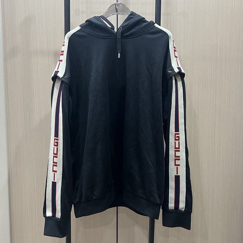 Gucci Removable Sleeve Black Hoodie Size US M / EU 48-50 / 2 - 6 Thumbnail