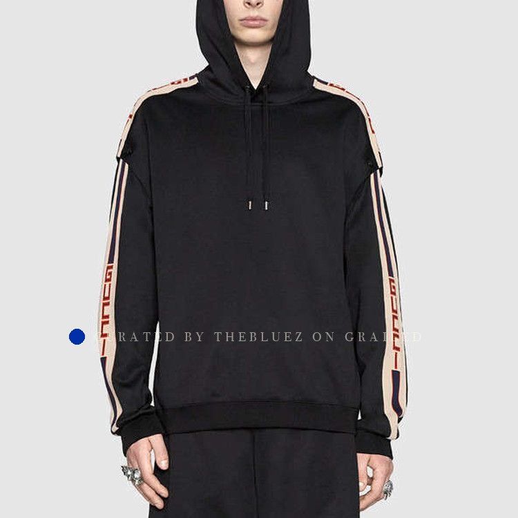 Gucci Removable Sleeve Black Hoodie Size US M / EU 48-50 / 2 - 7 Thumbnail