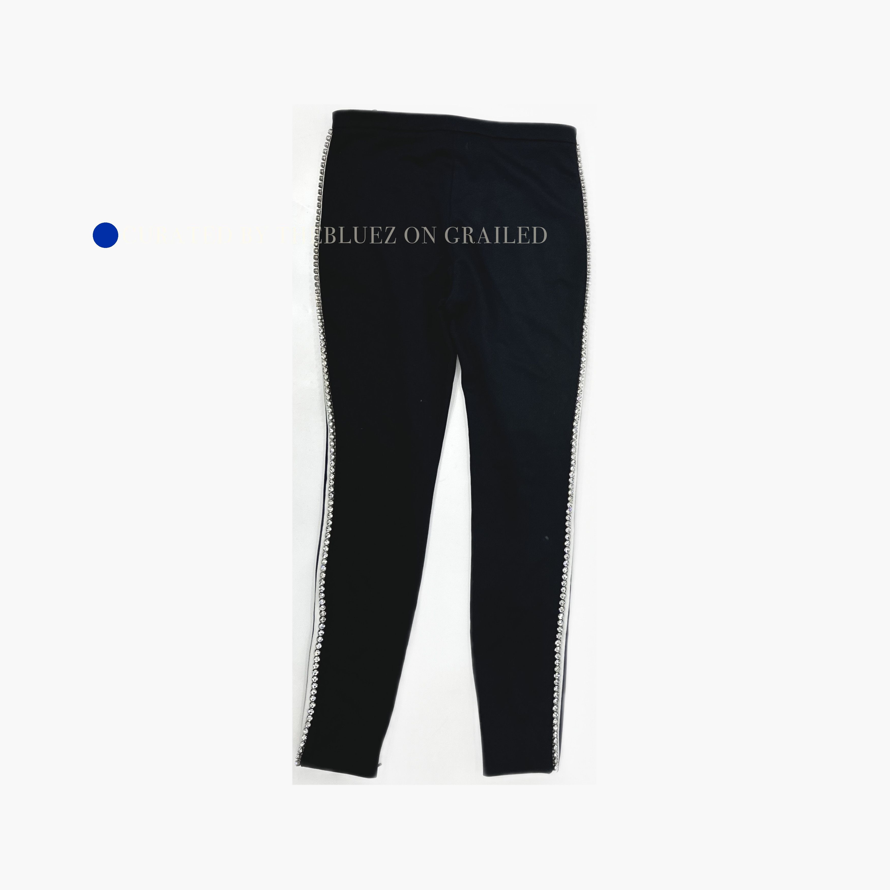 Gucci Black Side Stripe Rhinestone Casual Pants Size US 32 / EU 48 - 2 Thumbnail