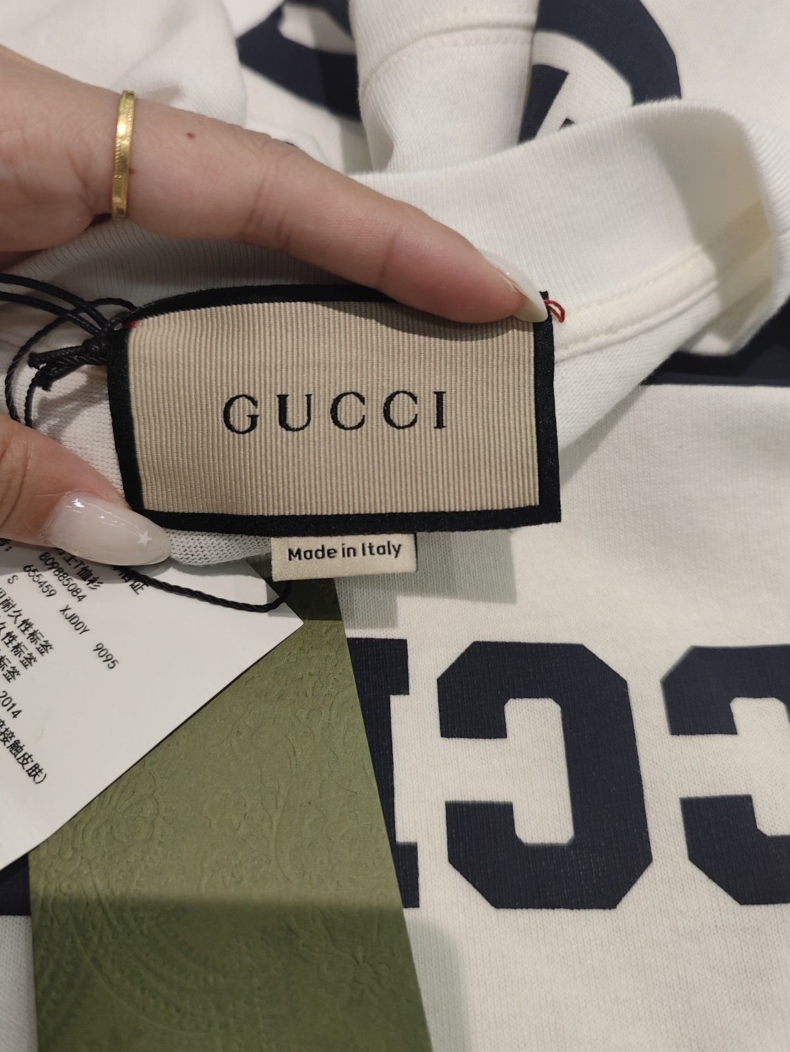 Gucci Vintage 25 Print Short Sleeve Tee Size US S / EU 44-46 / 1 - 3 Thumbnail