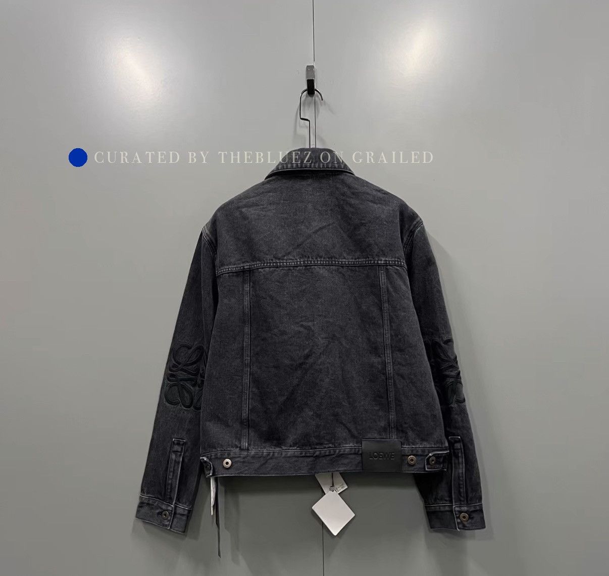 Loewe Washed Lapel Denim Jacket from 2025 Runway Collection Size US M / EU 48-50 / 2 - 2 Thumbnail