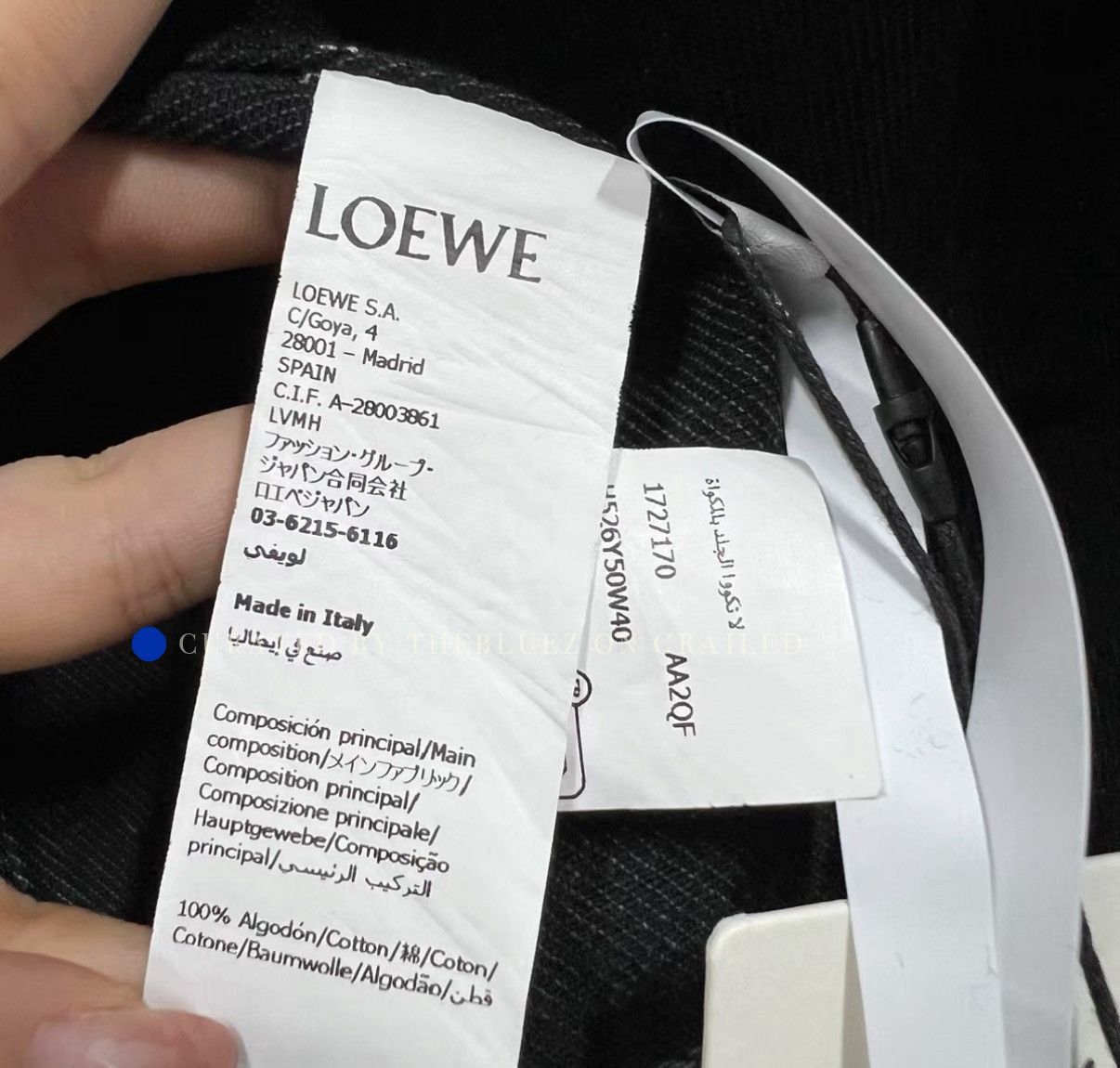 Loewe Washed Lapel Denim Jacket from 2025 Runway Collection Size US M / EU 48-50 / 2 - 5 Thumbnail