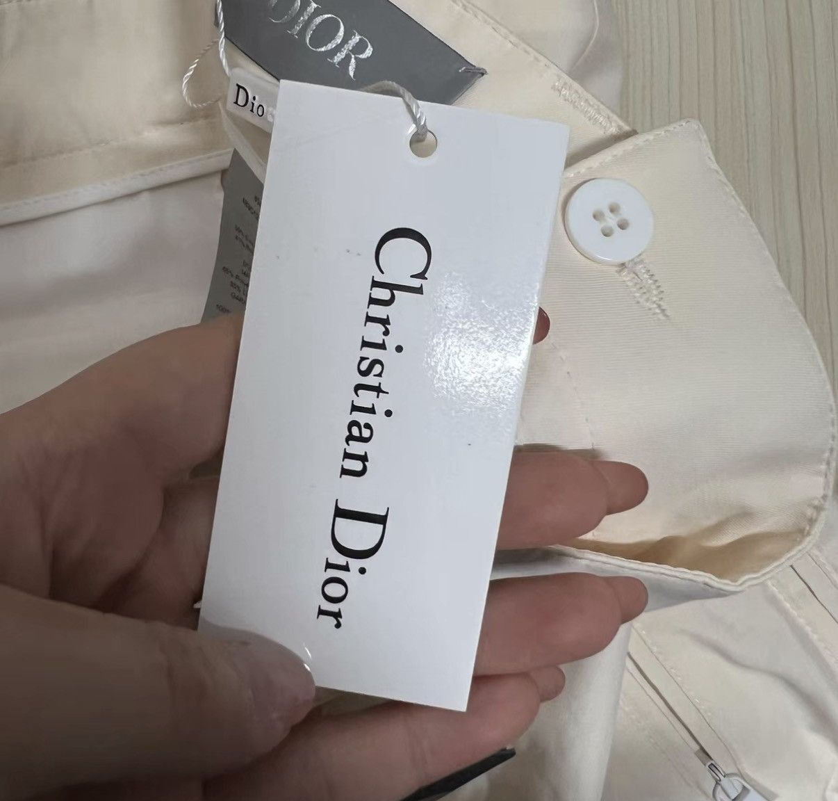 Dior Stylish White Logo Shorts Size US 32 / EU 48 - 5 Thumbnail