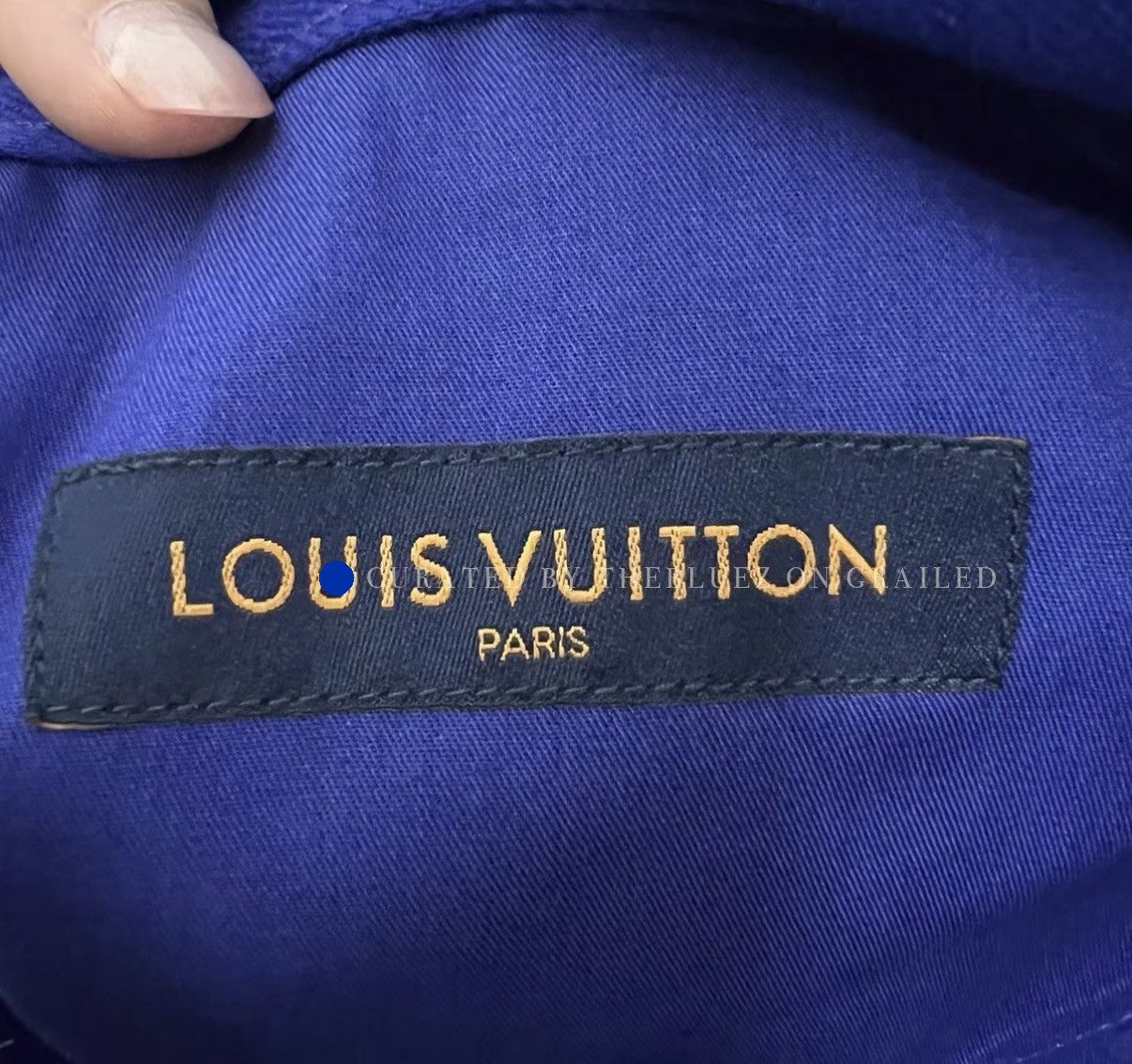 Louis Vuitton 2022 Blue Straight-Leg Denim Pants Size US 34 / EU 50 - 4 Thumbnail