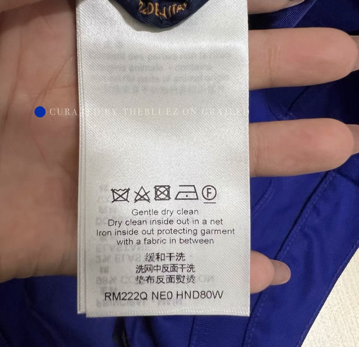 Louis Vuitton 2022 Blue Straight-Leg Denim Pants Size US 34 / EU 50 - 5 Thumbnail