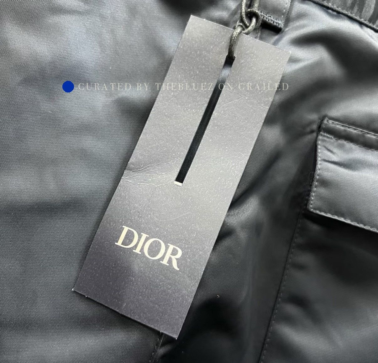 Dior Dark Blue Cargo Pants with Pockets Size US 32 / EU 48 - 3 Thumbnail