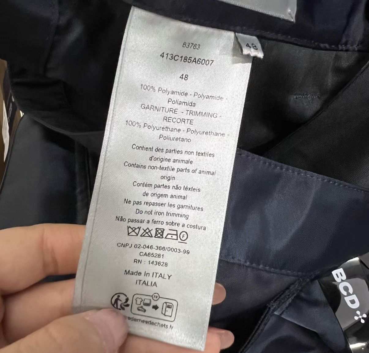 Dior Dark Blue Cargo Pants with Pockets Size US 32 / EU 48 - 5 Thumbnail