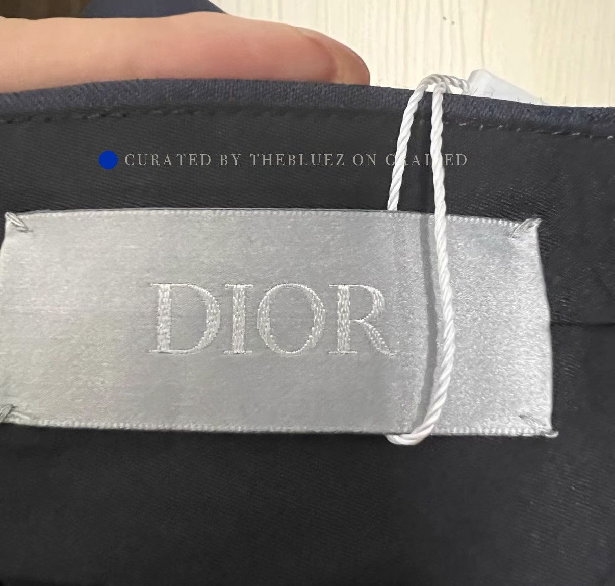 Dior Navy Wide-Leg Casual Trousers Size US 32 / EU 48 - 3 Thumbnail