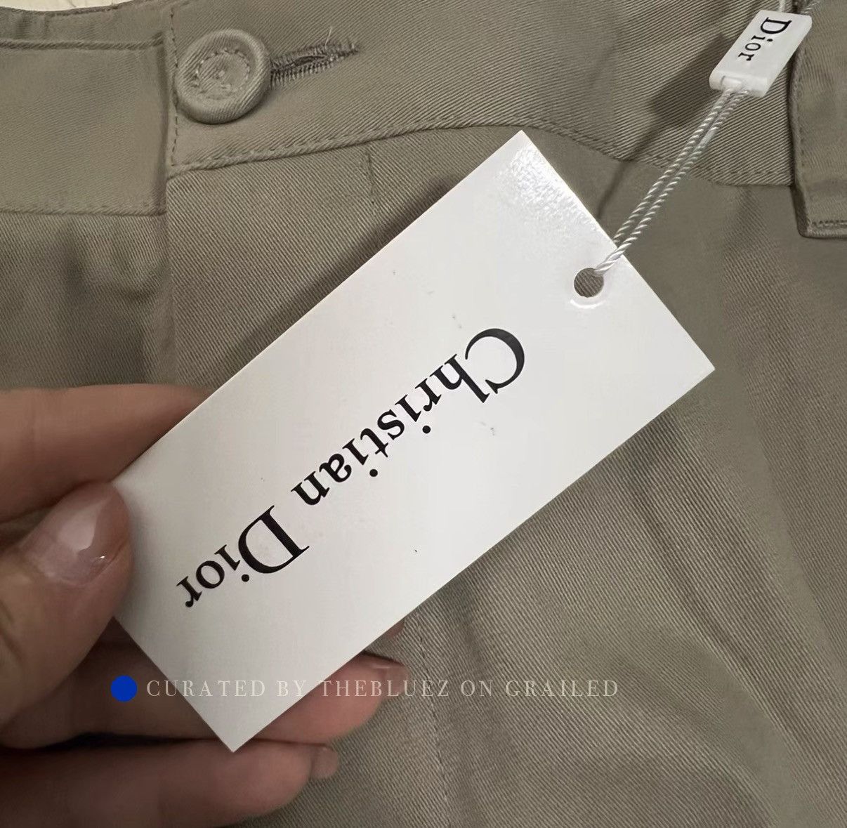 Dior Wide-Leg Casual Pants in Beige Size US 36 / EU 52 - 3 Thumbnail