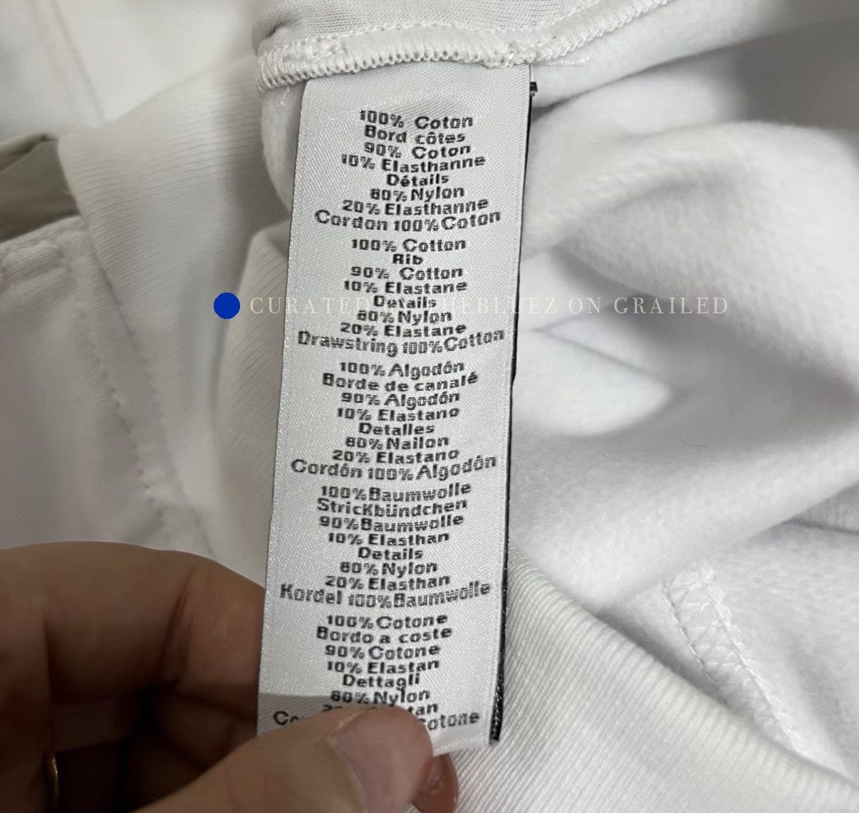 Hermes Stylish White Sweatpants with Side Stripes Size US 34 / EU 50 - 4 Thumbnail