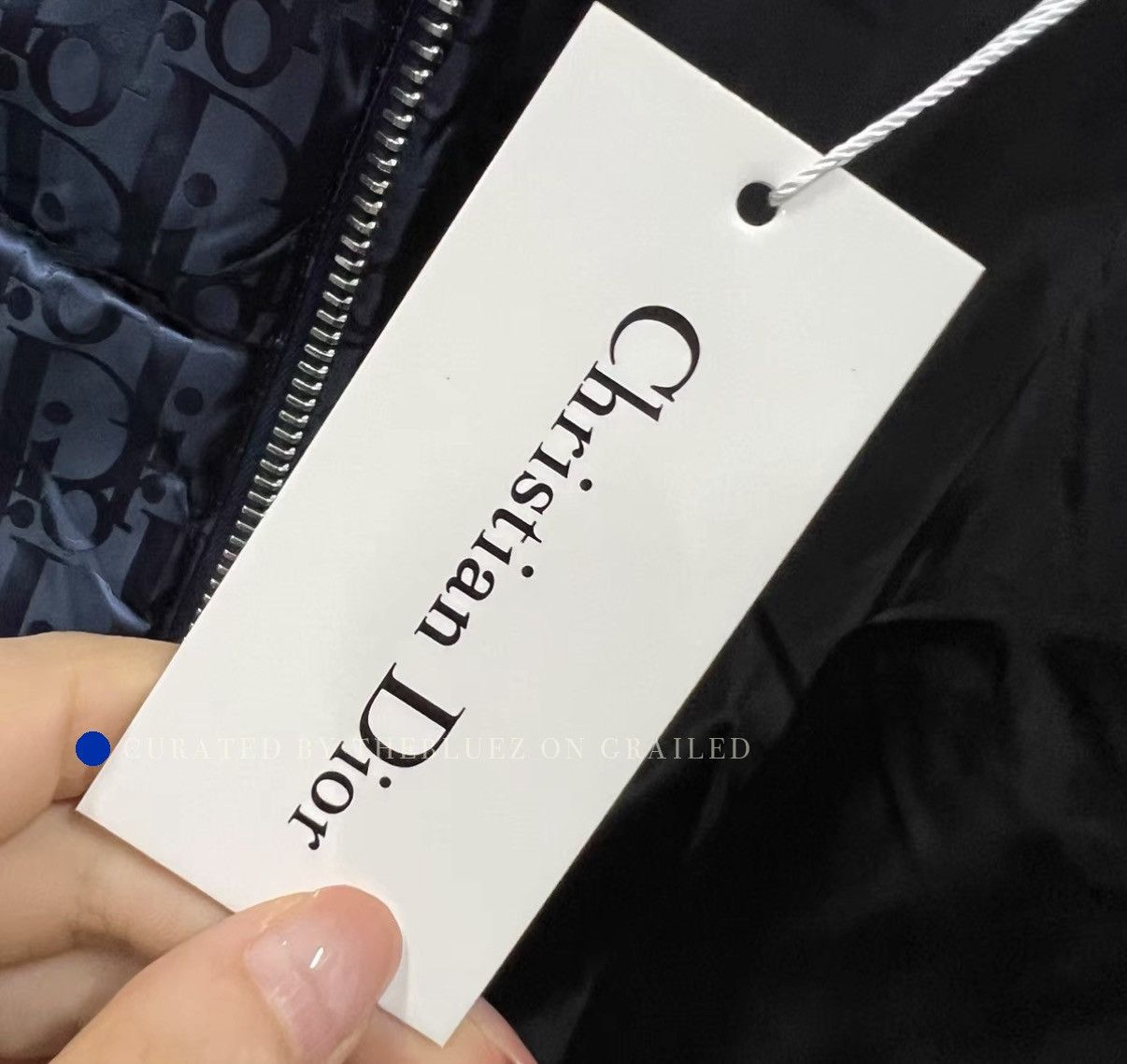 Dior Navy Monogram Down Jacket in Blue Size US S / EU 44-46 / 1 - 5 Thumbnail