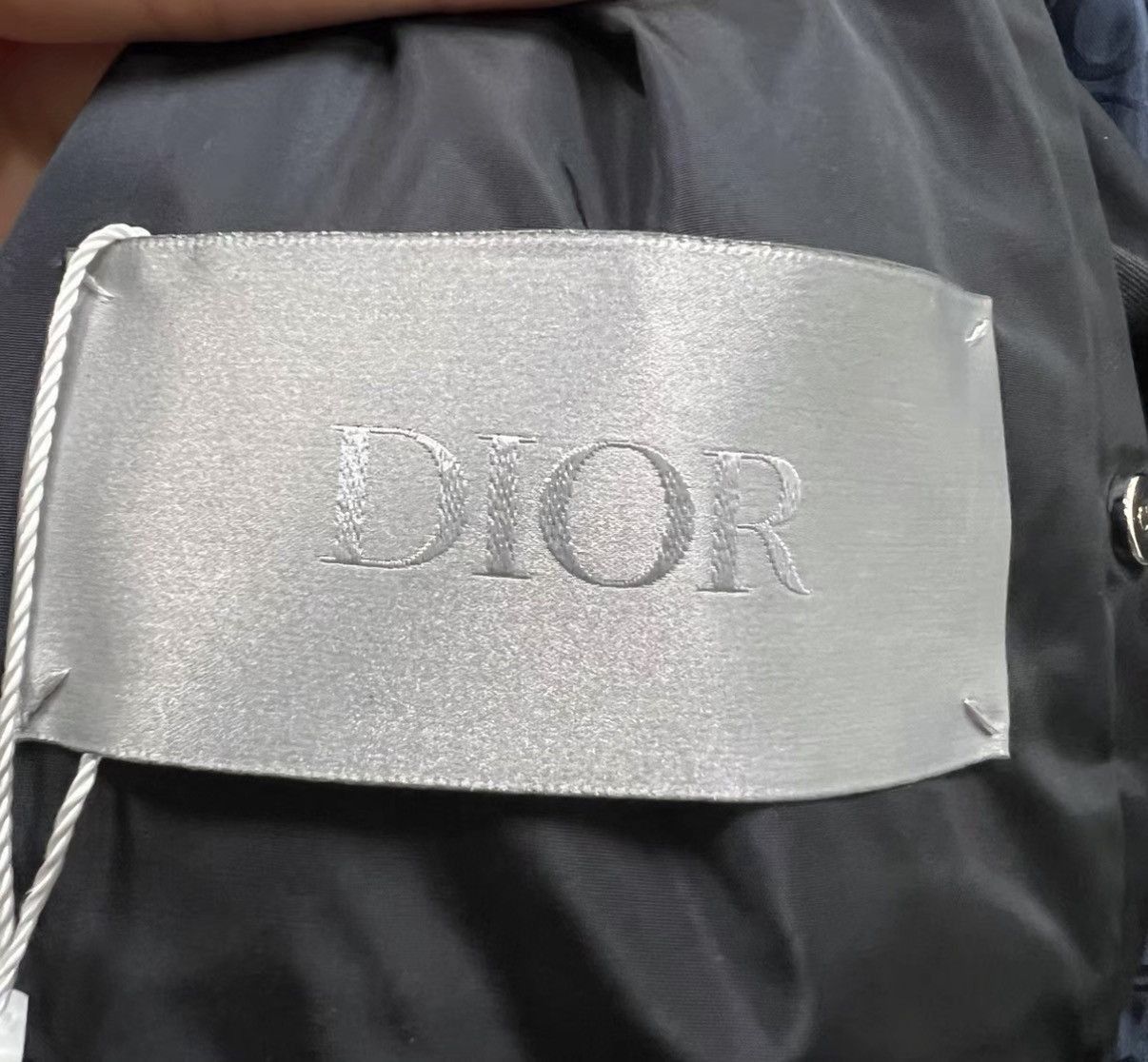 Dior Navy Monogram Down Jacket in Blue Size US S / EU 44-46 / 1 - 4 Thumbnail