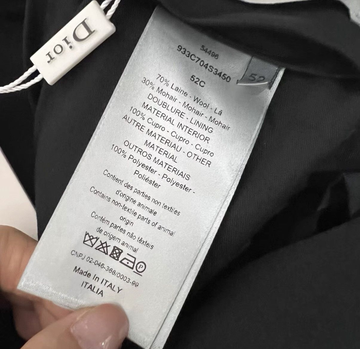 Dior Black High-waisted Dress Pants Size US 36 / EU 52 - 4 Thumbnail