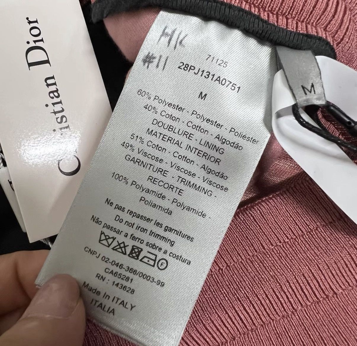 Dior Casual Pink Shorts with Metal Details Size US 34 / EU 50 - 4 Thumbnail