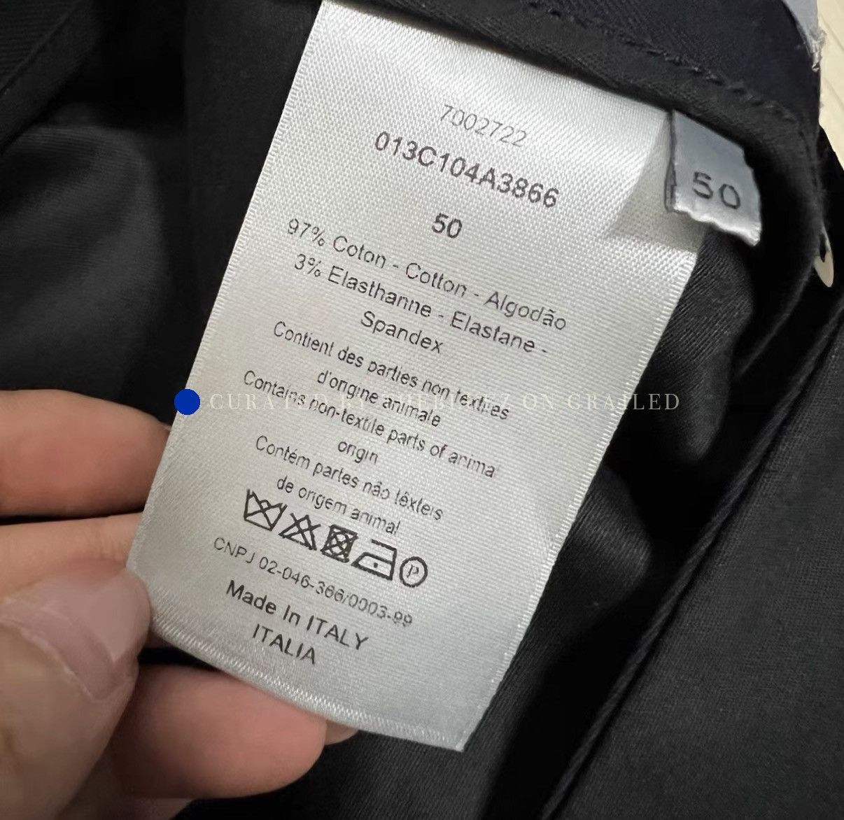 Dior Elegant Black Dress Pants Size US 34 / EU 50 - 4 Thumbnail