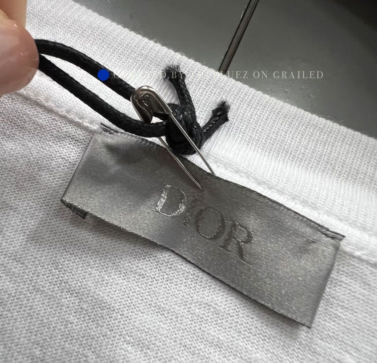Dior Stylish White Letter Print Tee Size US XXL / EU 58 / 5 - 3 Thumbnail