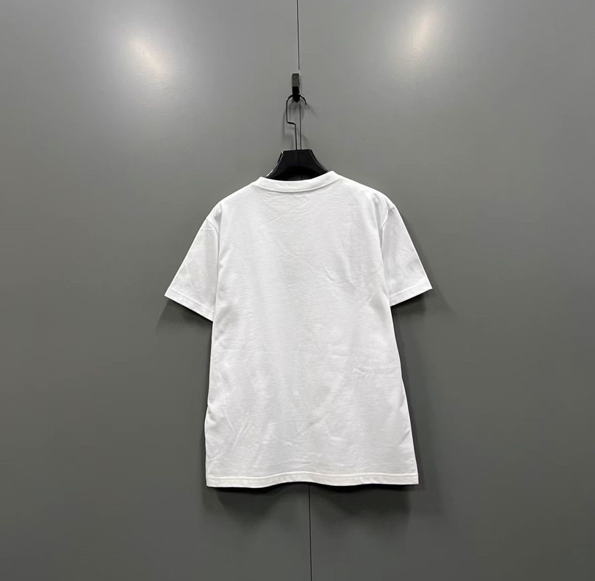Dior Minimalist Logo Embroidered White Tee Size US M / EU 48-50 / 2 - 2 Thumbnail