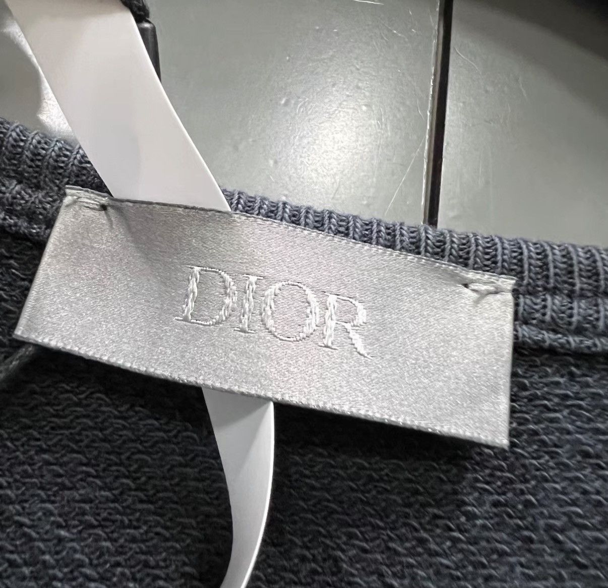 Dior Embroidered Logo Black Short Sleeve T-Shirt Size US L / EU 52-54 / 3 - 5 Thumbnail
