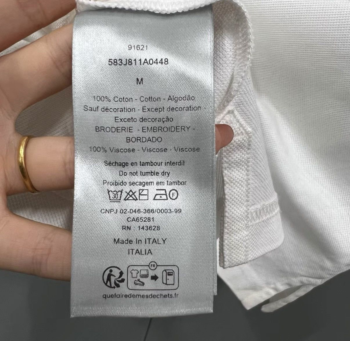 Dior Stylish Short Sleeve Polo Shirt Size US M / EU 48-50 / 2 - 3 Thumbnail