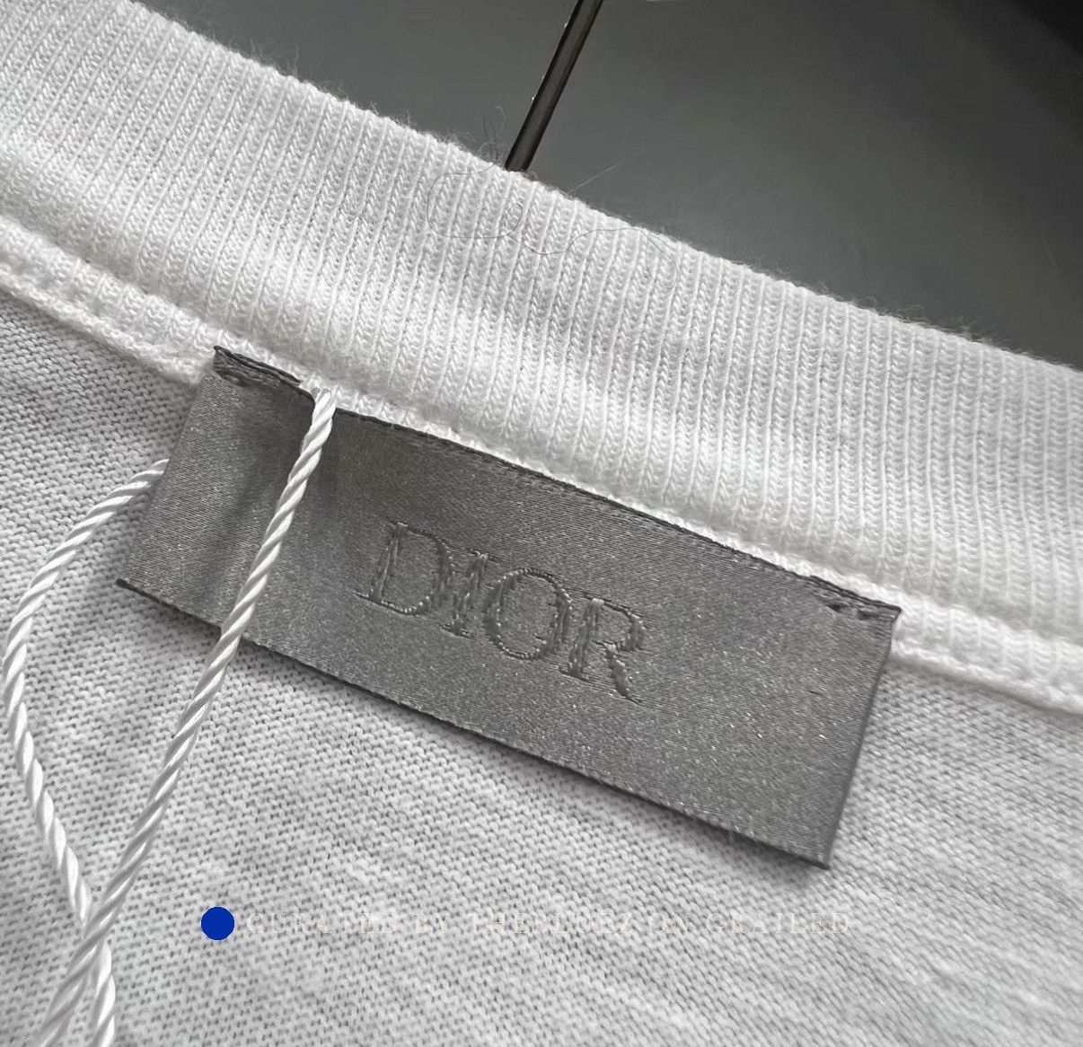 Dior Logo Print Long Sleeve Shirt in White Size US XL / EU 56 / 4 - 3 Thumbnail