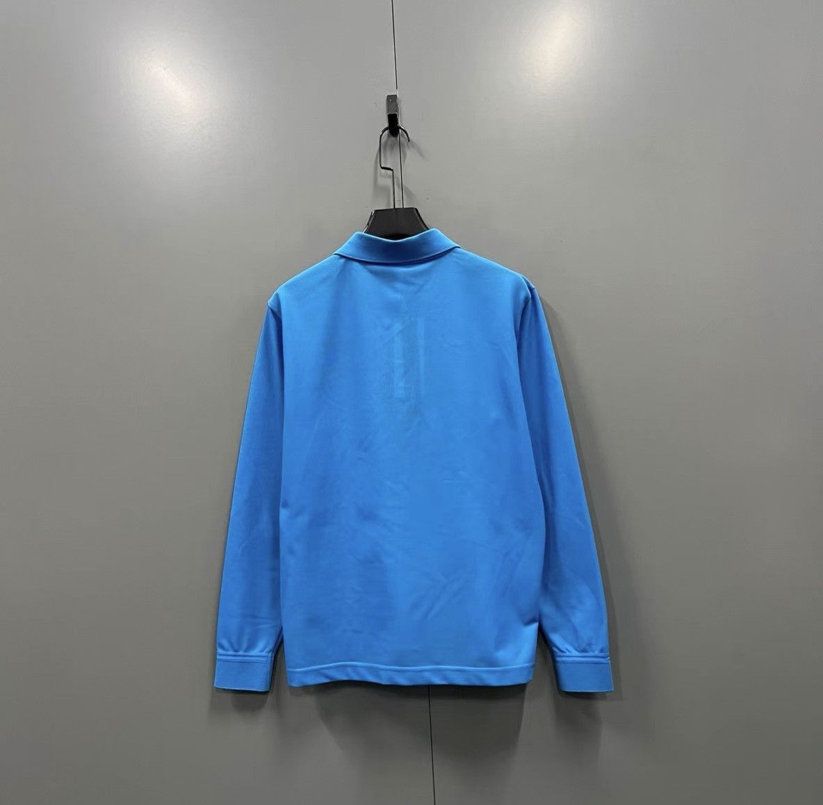 Dior Blue Logo Embroidered Long Sleeve Polo Size US M / EU 48-50 / 2 - 2 Thumbnail