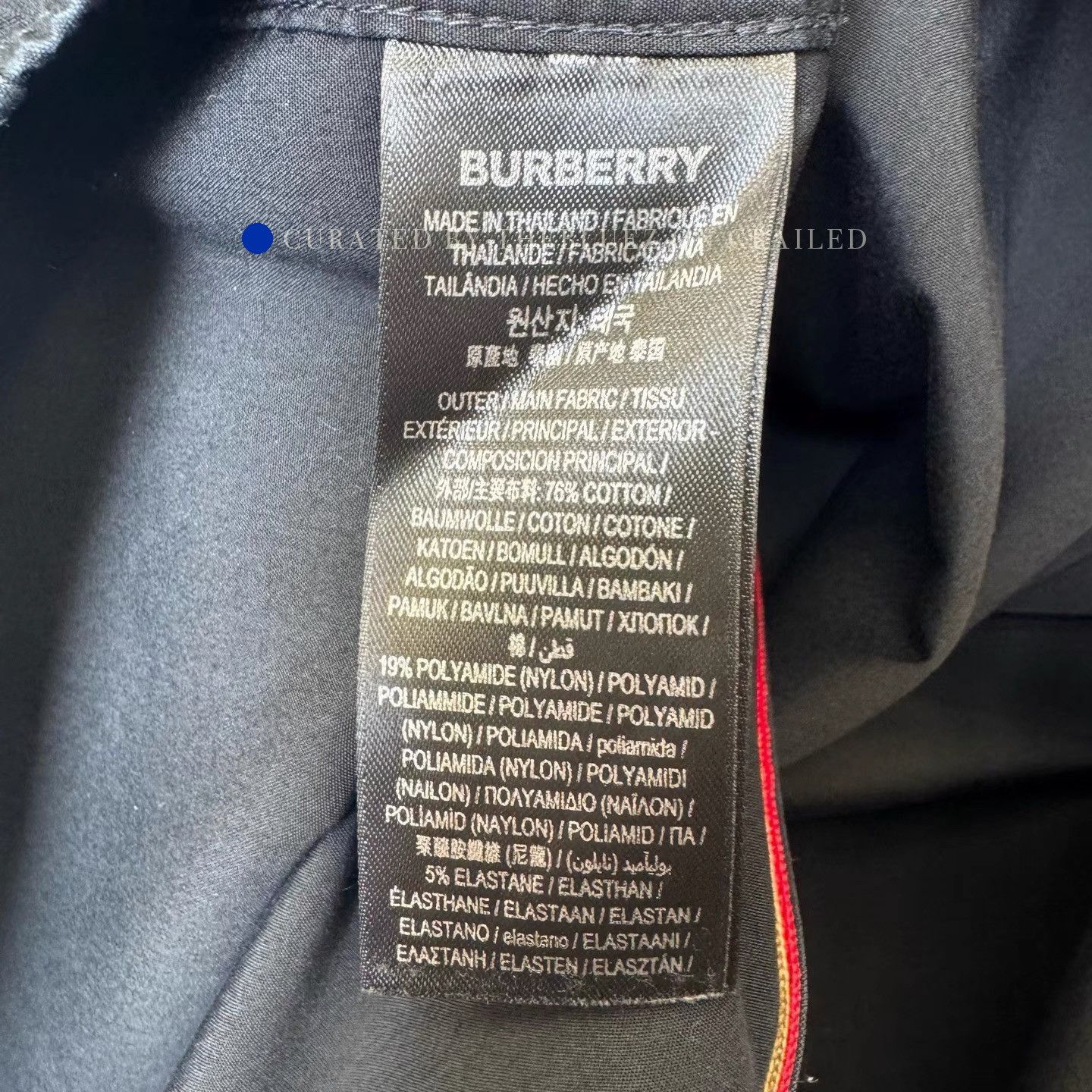 Burberry Black Logo Embroidered Long Sleeve Shirt Size US S / EU 44-46 / 1 - 5 Thumbnail