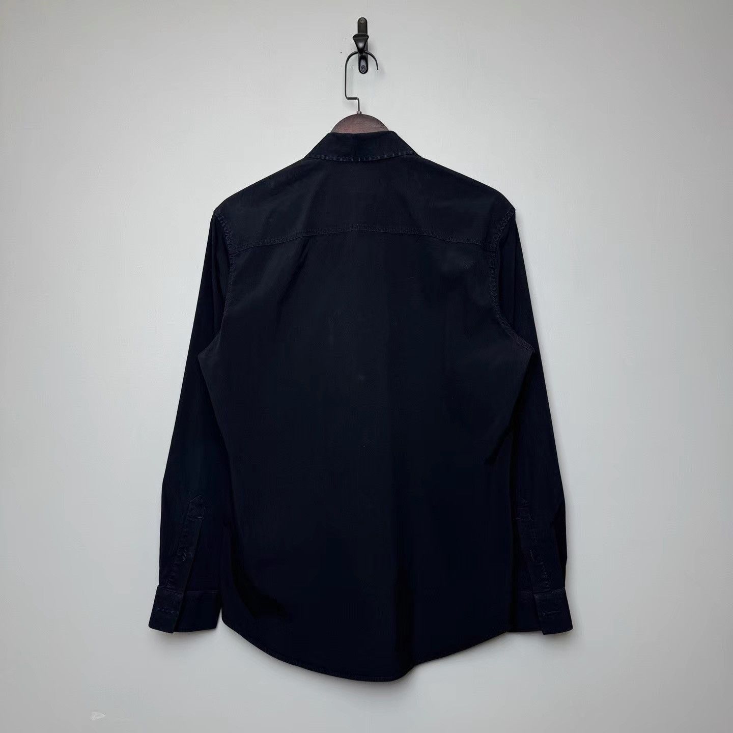 Burberry Black Logo Embroidered Long Sleeve Shirt Size US S / EU 44-46 / 1 - 2 Thumbnail
