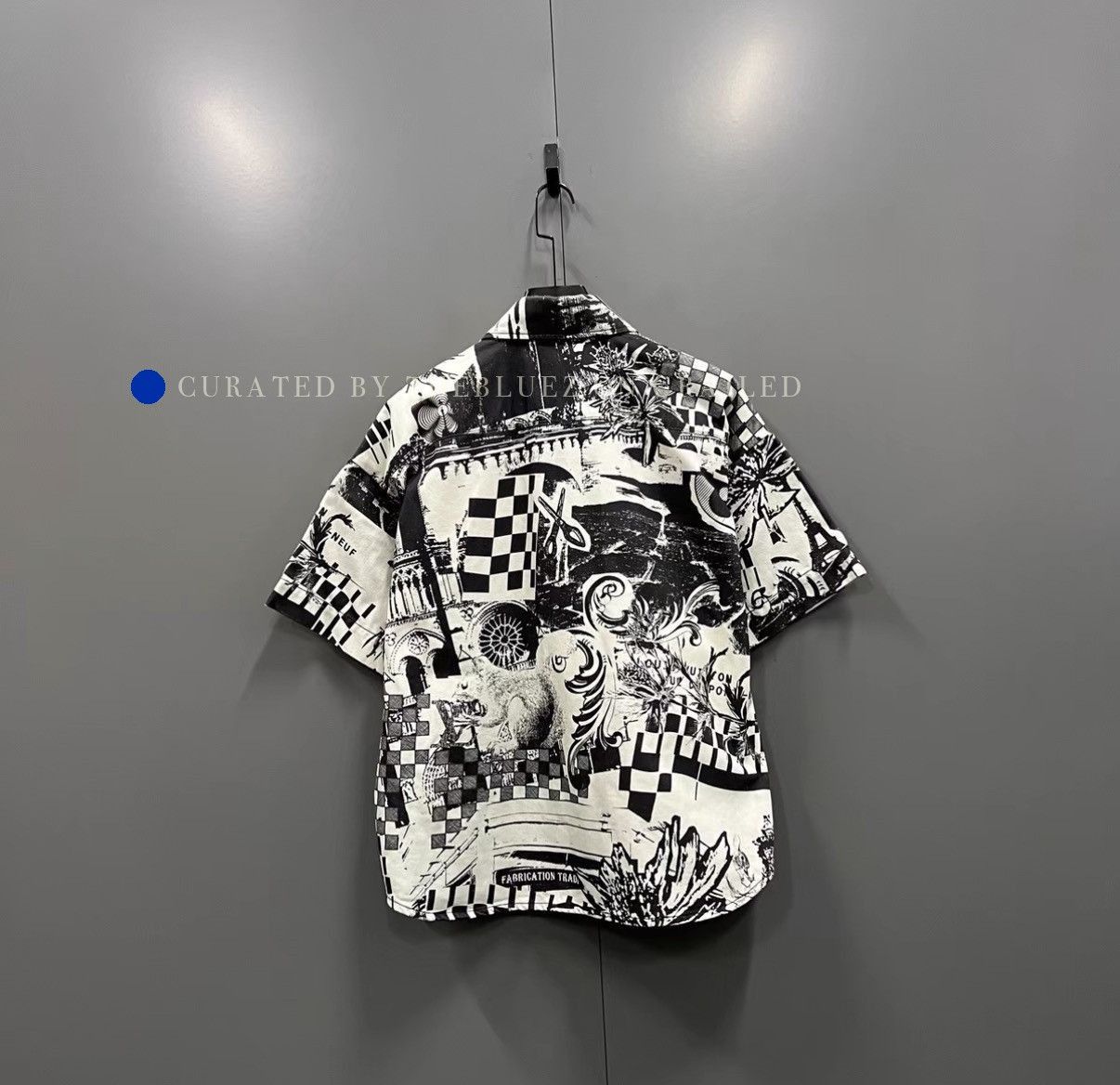 Louis Vuitton Black All-over Print Short Sleeve Shirt Size US M / EU 48-50 / 2 - 2 Thumbnail