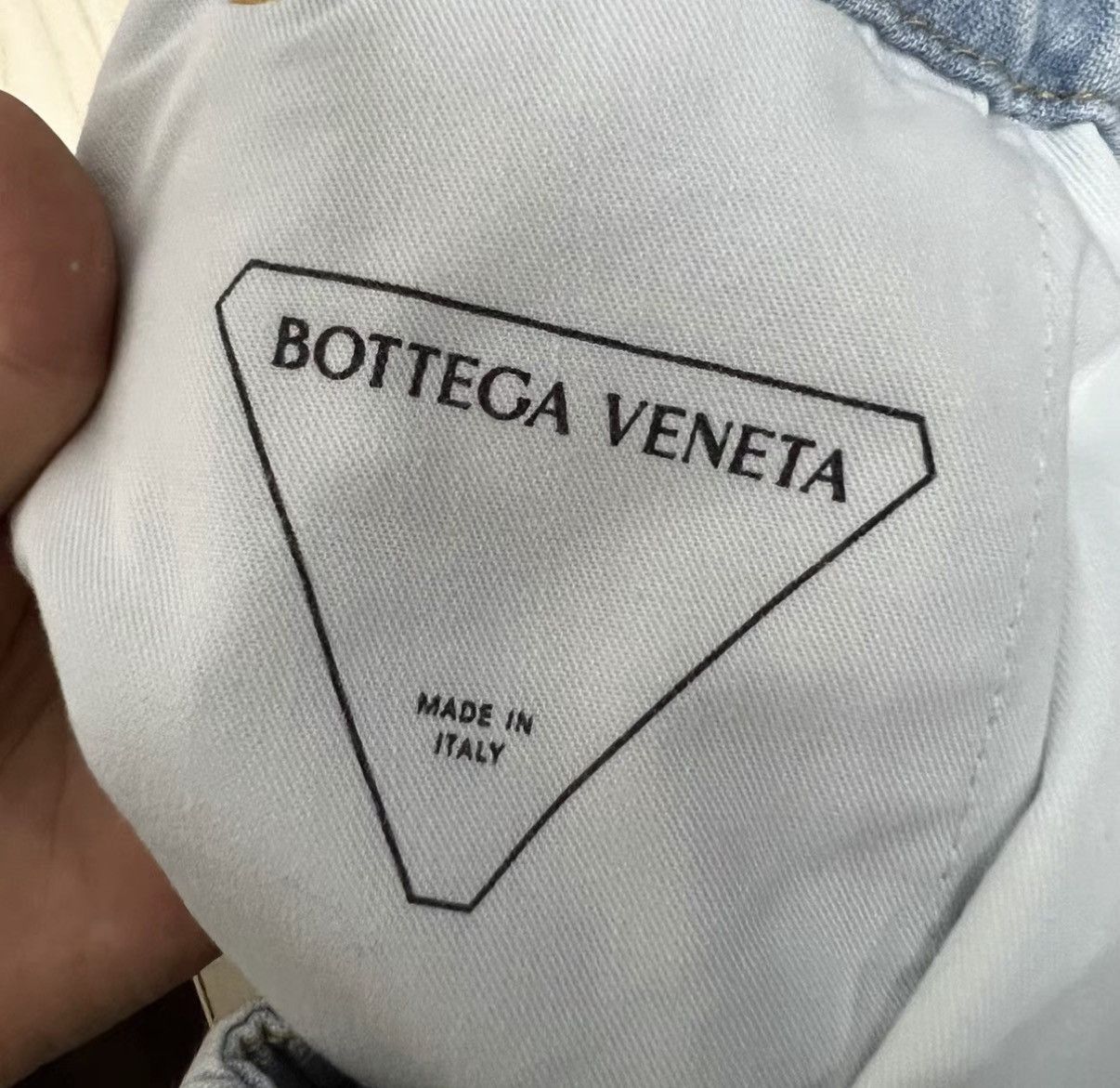 Bottega Veneta Light Washed Drawstring Trousers Size US 34 / EU 50 - 3 Thumbnail