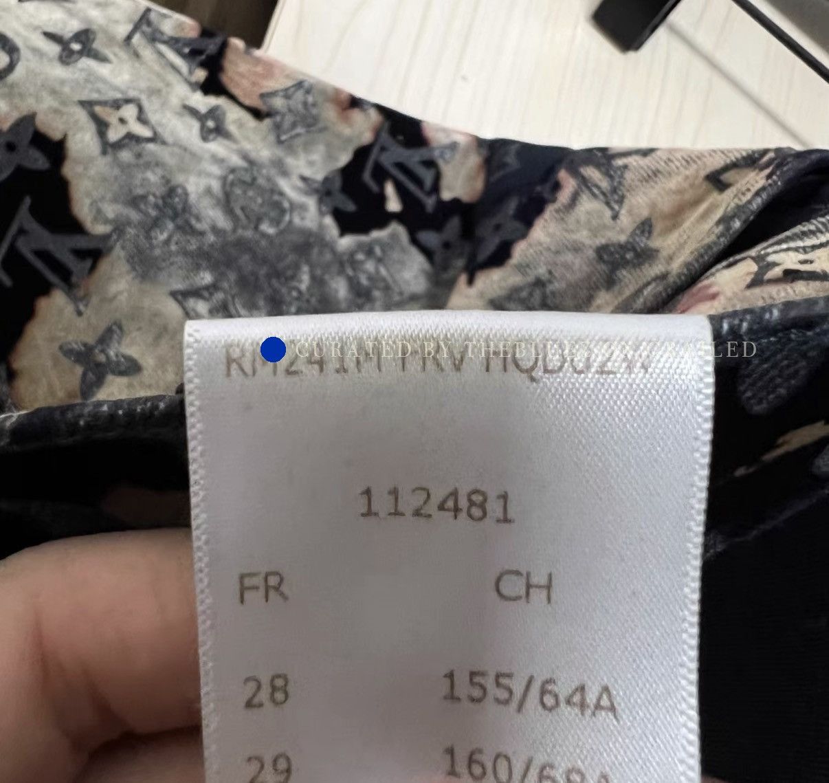 Louis Vuitton Faded Cloud Print Denim Jeans Size US 30 / EU 46 - 5 Thumbnail