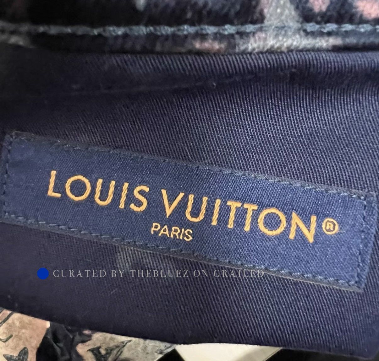 Louis Vuitton Faded Cloud Print Denim Jeans Size US 30 / EU 46 - 3 Thumbnail