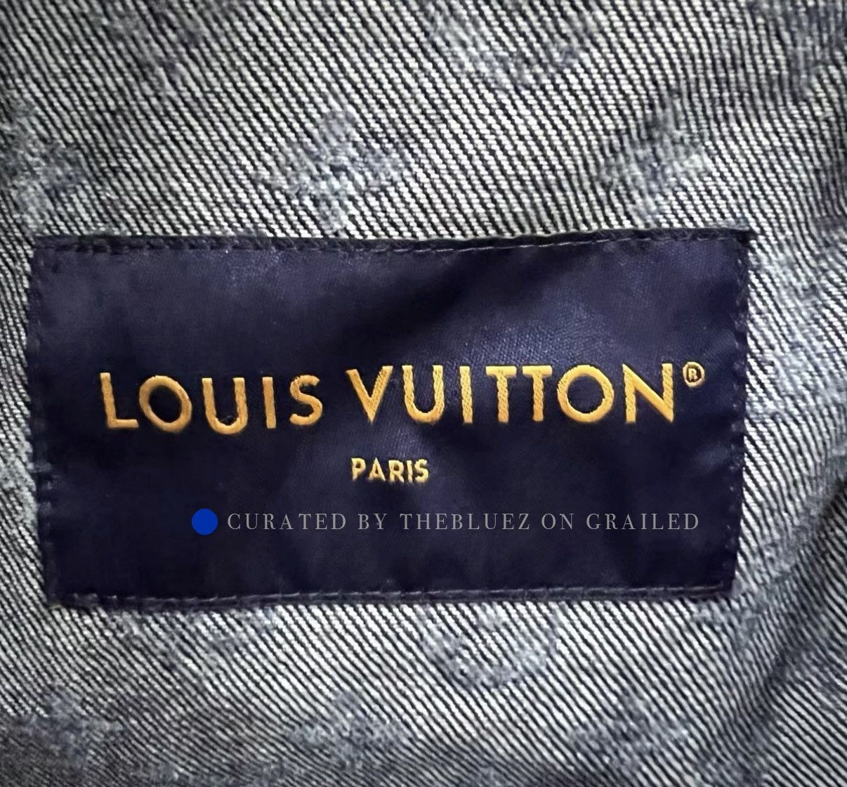 Louis Vuitton Embroidered Denim Jacket in Blue Size US M / EU 48-50 / 2 - 4 Thumbnail