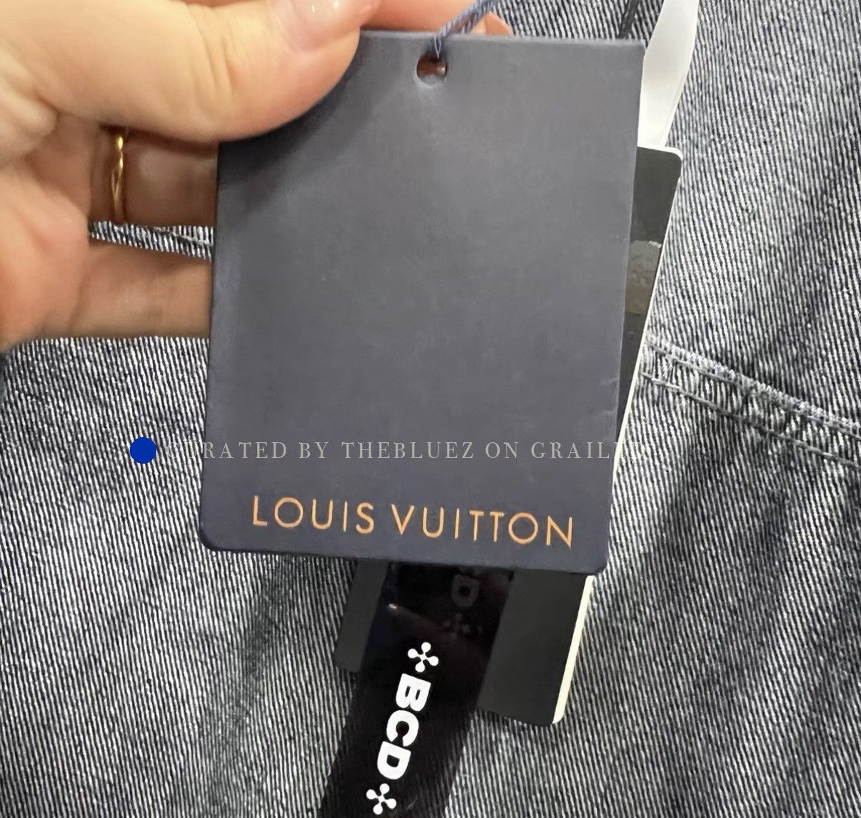 Louis Vuitton Gradient Monogram Denim Jacket in Blue Size US XS / EU 42 / 0 - 5 Thumbnail