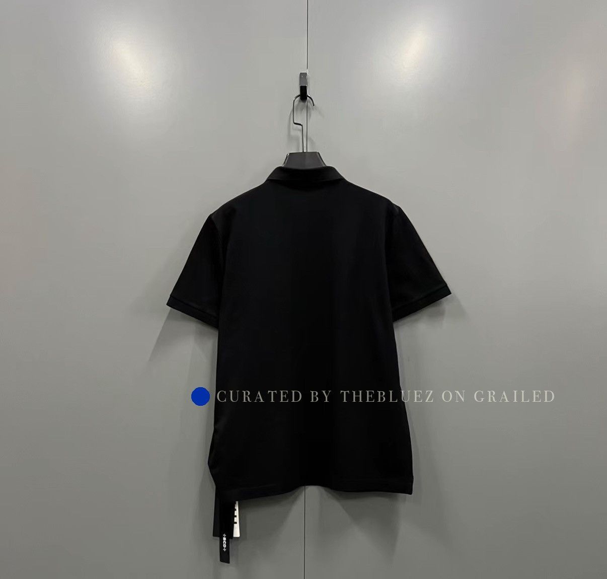 Prada Black Triangle Logo Short Sleeve Polo Shirt Size US L / EU 52-54 / 3 - 2 Thumbnail