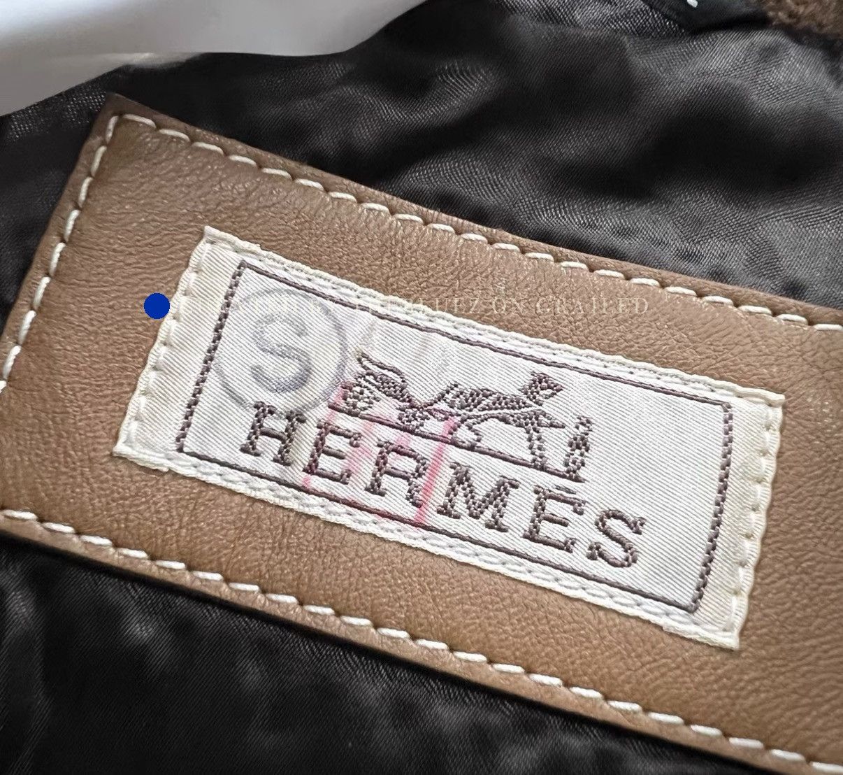 Hermes Half-Zip Brown Leather Jacket Size US M / EU 48-50 / 2 - 4 Thumbnail