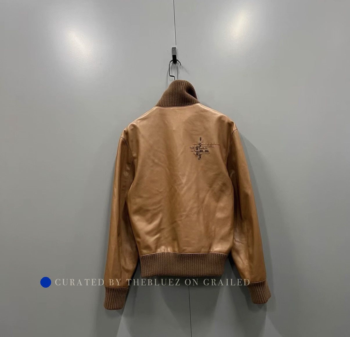 Hermes Half-Zip Brown Leather Jacket Size US M / EU 48-50 / 2 - 2 Thumbnail