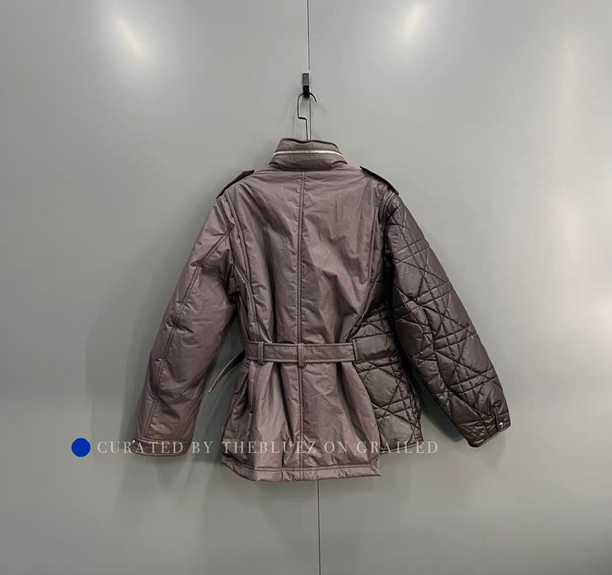 Dior Asymmetrical Long-Sleeve Jacket in Purple Size US M / EU 48-50 / 2 - 2 Thumbnail