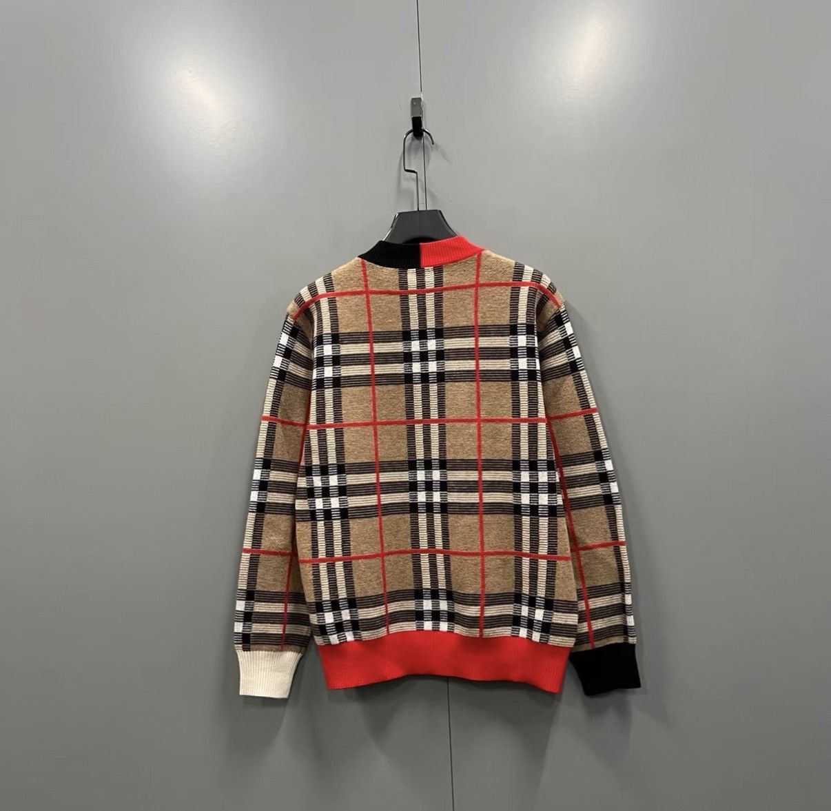 Burberry Color-Block Check Knit Sweater Size US S / EU 44-46 / 1 - 2 Thumbnail