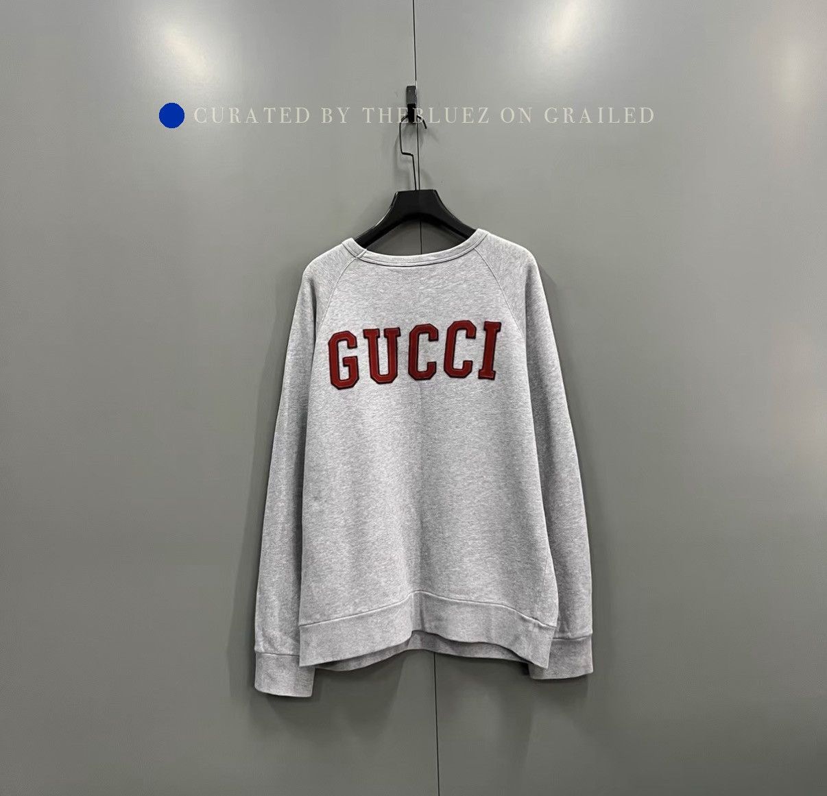 Gucci Stylish Gray Sweatshirt with Logo Design Size US L / EU 52-54 / 3 - 2 Thumbnail