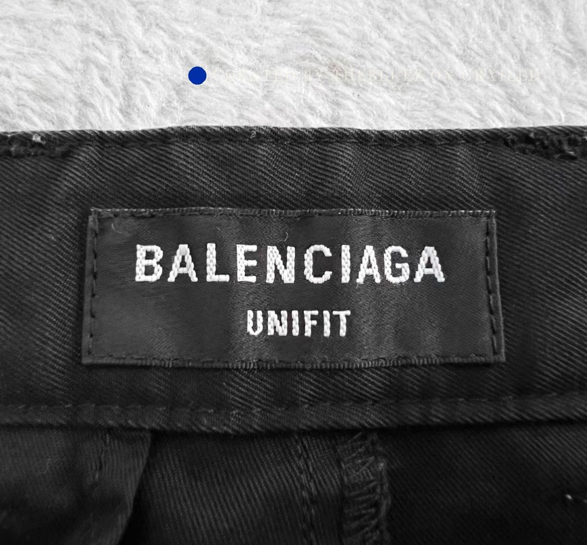 Balenciaga Distressed Black Straight Cut Pants Size US 34 / EU 50 - 3 Thumbnail