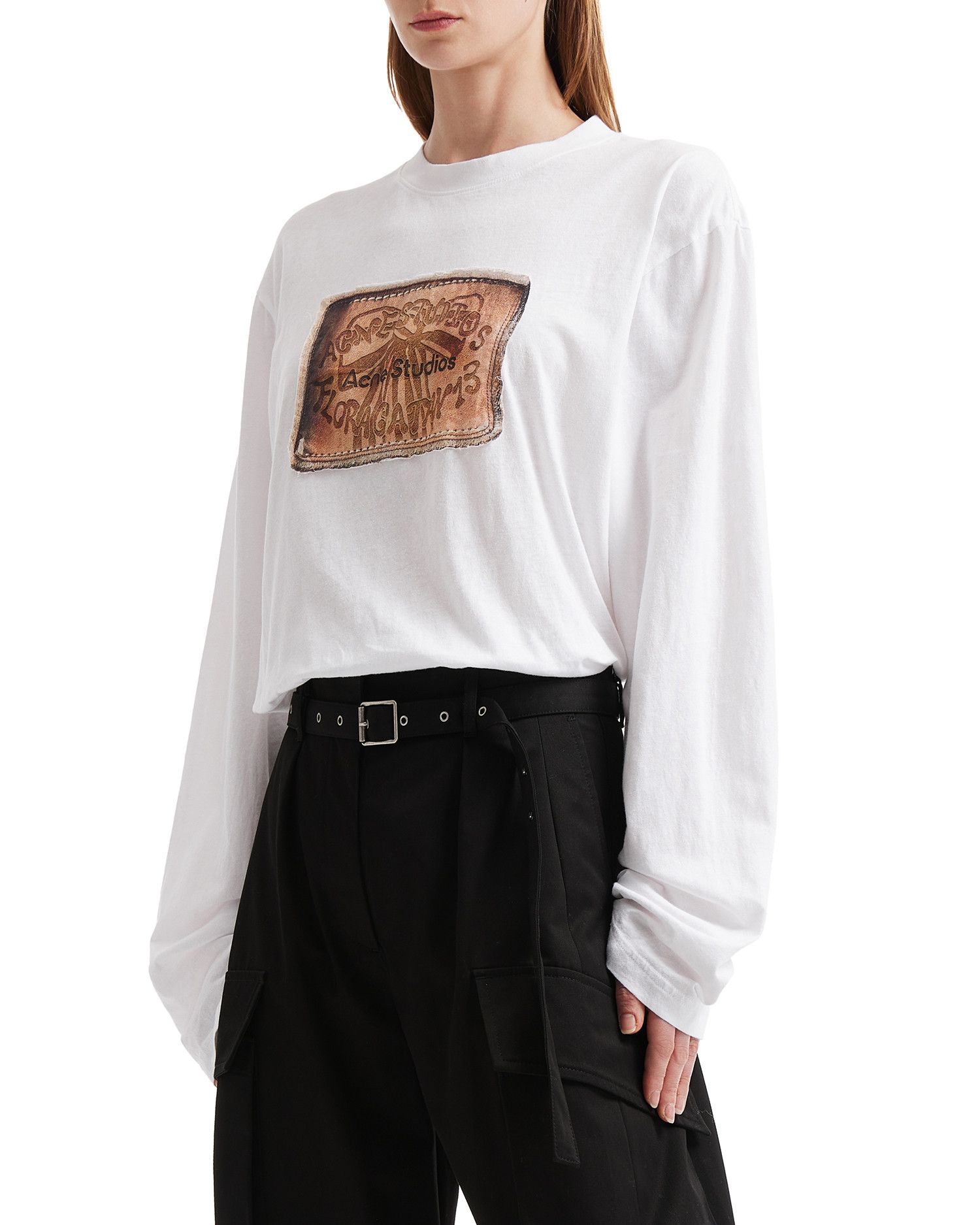 Acne Studios Acne Studios Patch Printed Long Sleeve T-Shirt Size M / US 6-8 / IT 42-44 - 3 Thumbnail