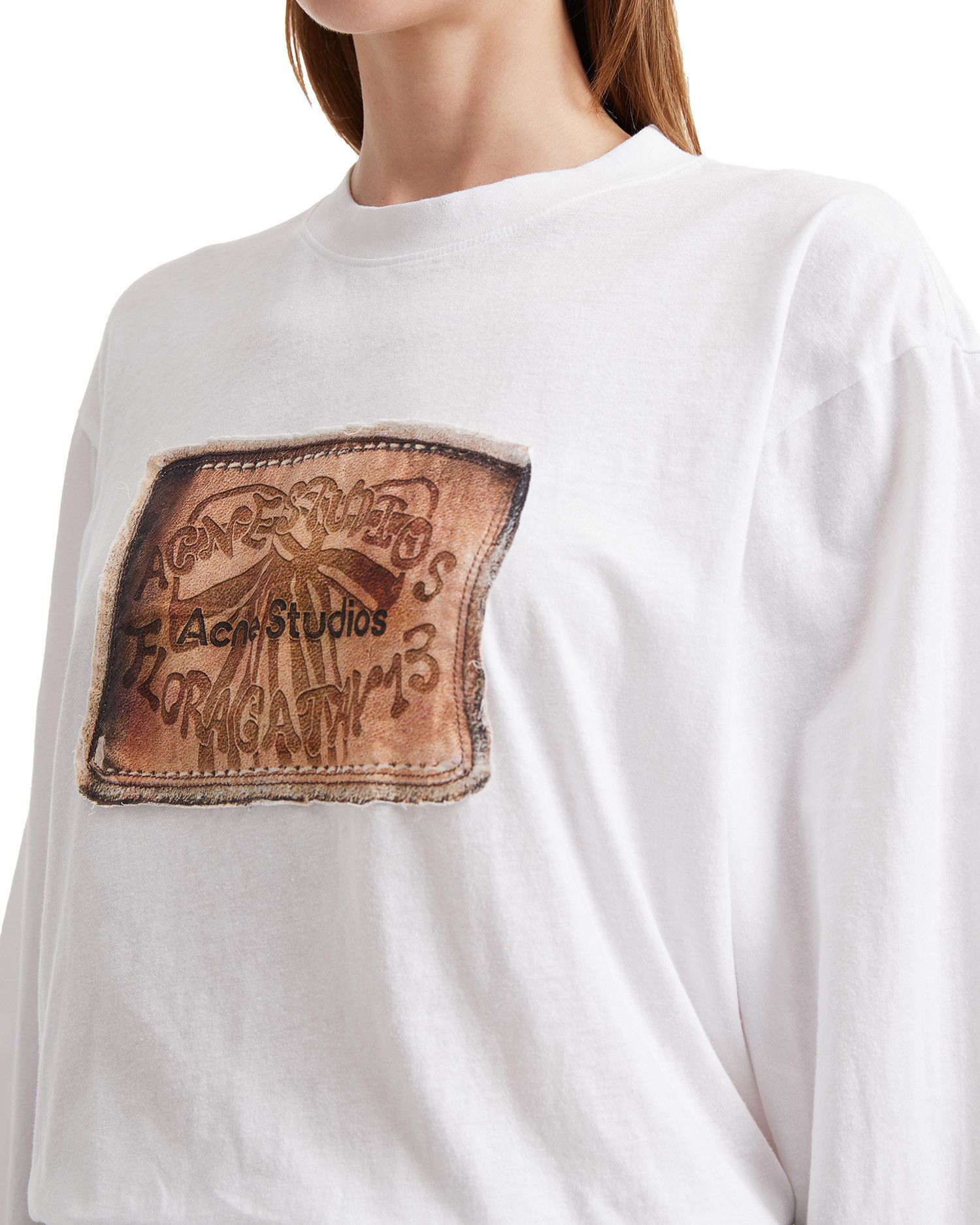 Acne Studios Acne Studios Patch Printed Long Sleeve T-Shirt Size M / US 6-8 / IT 42-44 - 5 Thumbnail