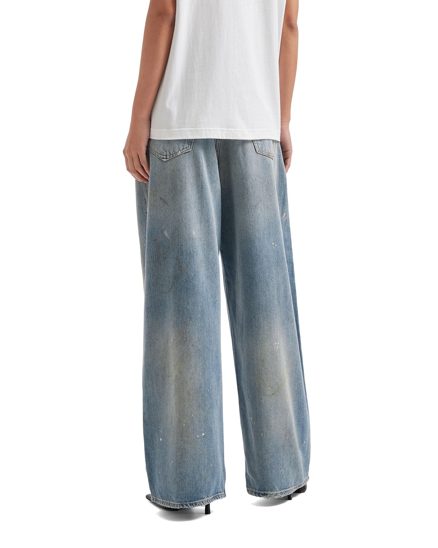 Acne Studios Acne Studios 2023 SUPER BAGGY Splatter Distressed Design ... Size 26" / US 2 / IT 38 - 4 Thumbnail