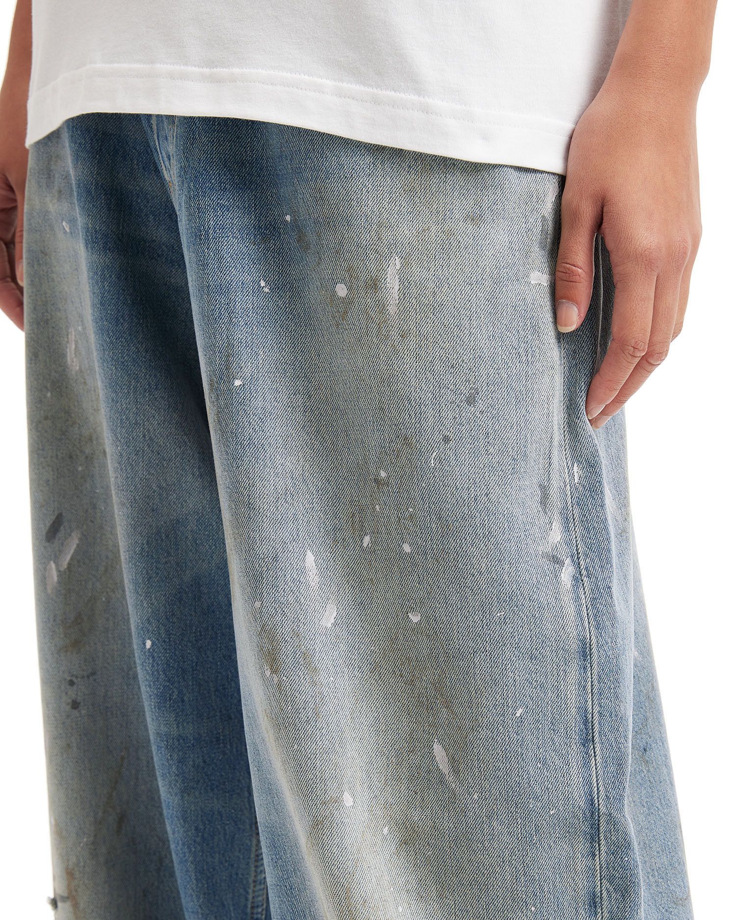 Acne Studios Acne Studios 2023 SUPER BAGGY Splatter Distressed Design ... Size 26" / US 2 / IT 38 - 5 Thumbnail